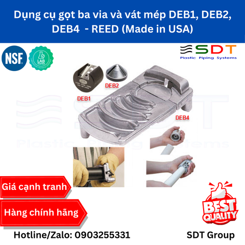 Dụng cụ gọt ba via và vát mép DEB1, DEB2, DEB4  - REED (Made in USA)