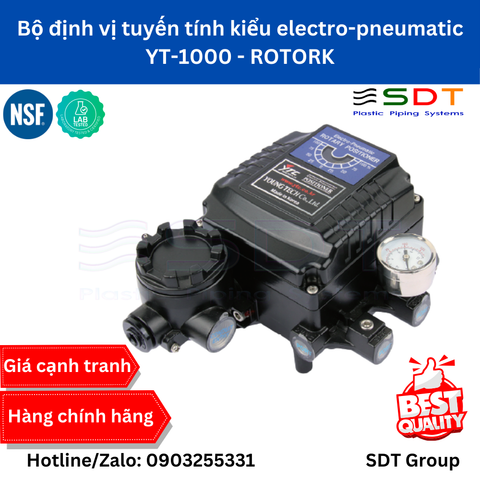 Bộ định vị tuyến tính kiểu electro-pneumatic YT-1000 - ROTORK