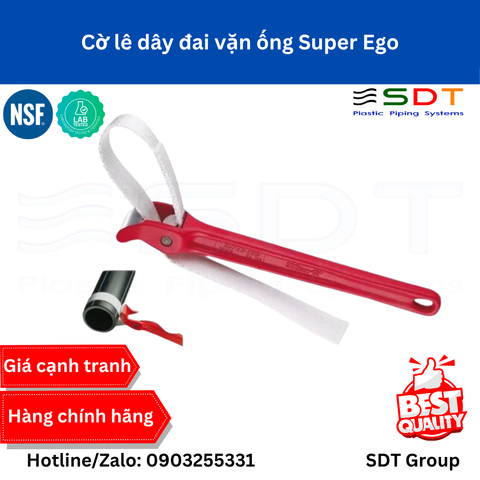 Cờ lê dây đai vặn ống Super Ego