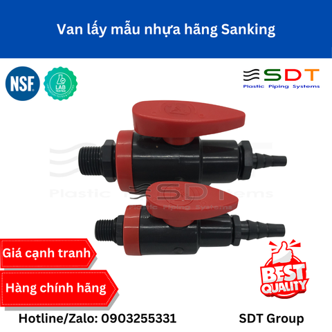 Van lấy mẫu nhựa hãng Sanking