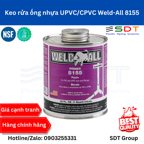 Keo rửa ống nhựa UPVC/CPVC Weld-All 8155