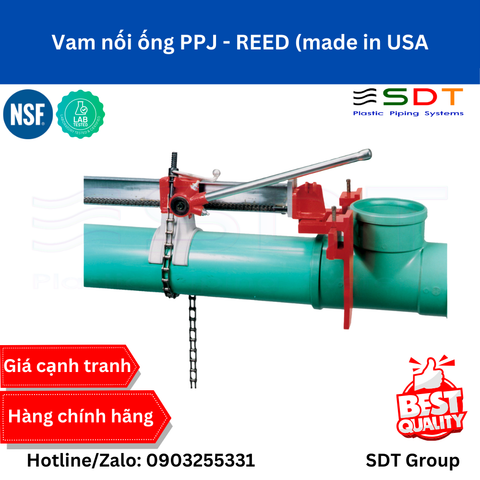Vam nối ống PPJ - REED (made in USA)