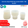 Côn thu nhựa PVDF hàn socket AGRU - Mã 30.057