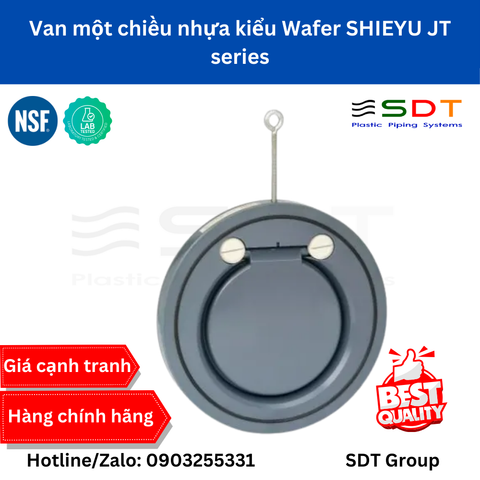 Van một chiều nhựa kiểu Wafer SHIEYU JT series