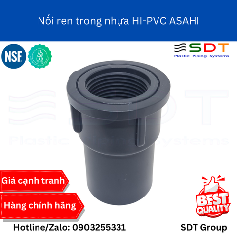 Nối ren trong nhựa HI-PVC ASAHI