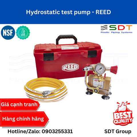 Bơm thử áp đường ống Hydrostatic test pump - REED (made in USA)