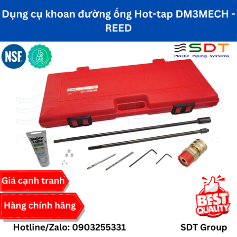 Dụng cụ khoan đường ống Hot-tap DM3MECH - REED (made in USA)