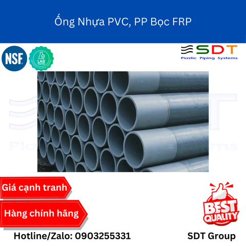 Ống Nhựa PVC, PP Bọc FRP