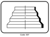 Côn thu short spigot nhựa ECTFE - code 40.007