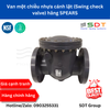 Van một chiều nhựa cánh lật (Swing check valve) SPEARS
