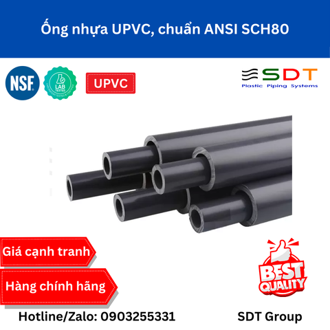 Ống nhựa UPVC SCH80 - SPEARS