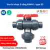 Van bi nhựa 3 cổng ASAHI - type 23