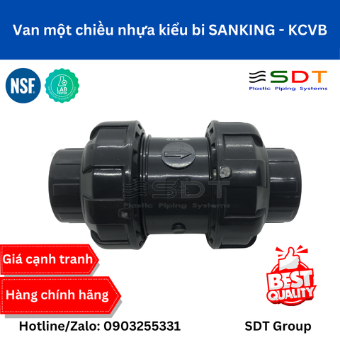 Van một chiều nhựa kiểu bi SANKING - KCVB