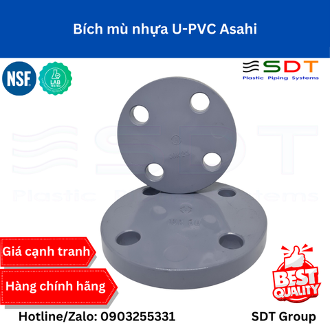 Bích kín/Bích mù nhựa VP-UPVC ASAHI