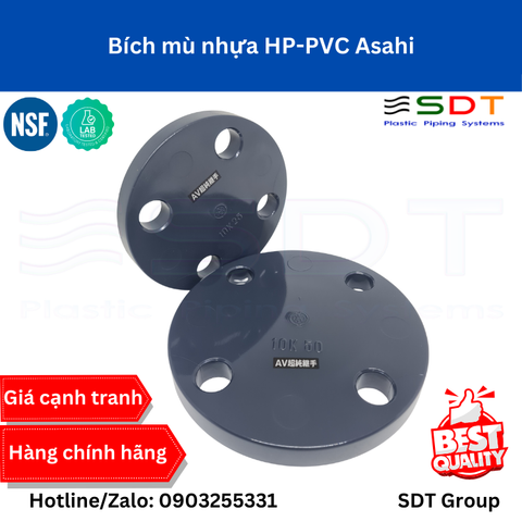 Bích kín/Bích mù nhựa HP-PVC ASAHI