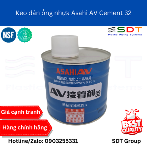 Keo dán ống nhựa AV CEMENT 32 - ASAHI