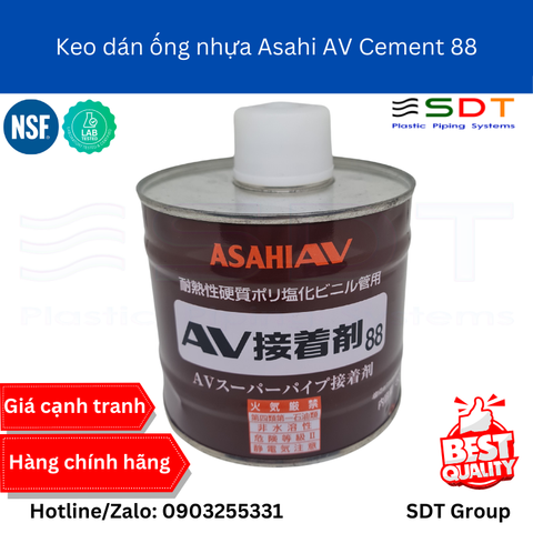 Keo dán ống nhựa AV CEMENT 88 - ASAHI