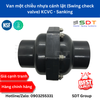 Van một chiều nhựa cánh lật (Swing check valve) KCVC - Sanking