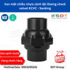 Van một chiều nhựa cánh lật (Swing check valve) KCVC - Sanking
