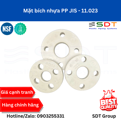 Mặt bích nhựa PP JIS - 11.023