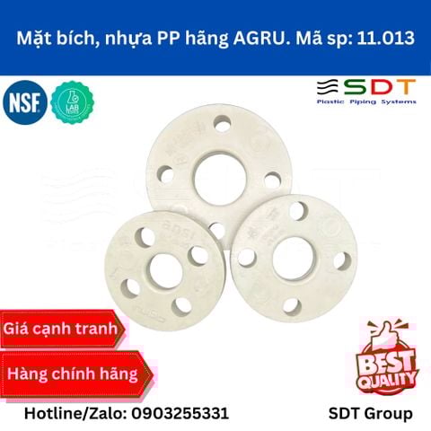 Mặt bích nhựa PP-FRP grey ANSI - code 11.013