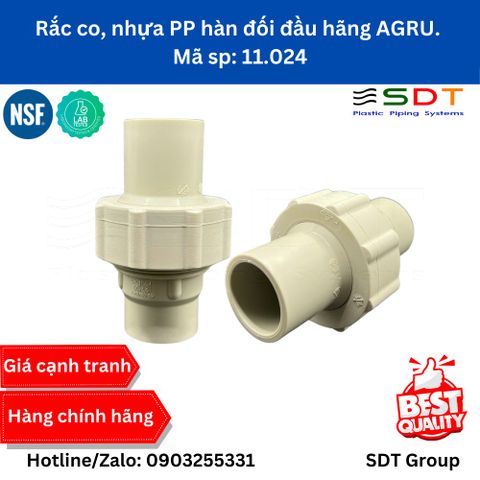 Racco nhựa PP - hàn socket 11.024