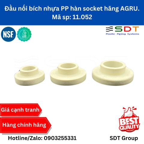 Lồng mặt bích nhựa PP - hàn socket 11.052