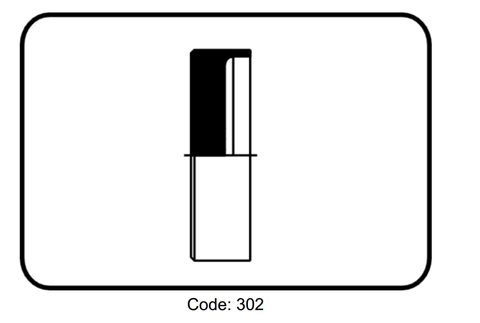 Nút bịt short spigot nhựa PVDF - hàn đối đầu 30.302