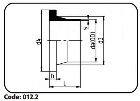 Lồng mặt bích nhựa PP Jis - hàn đối đầu 11.012.2