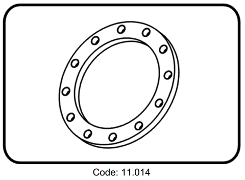 Mặt bích nhựa PP DIN - 11.014