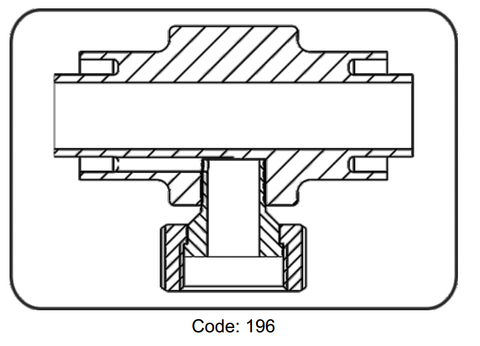 Measuring Fitting nhựa PE 100 Black - hàn bậc 70.196
