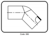 Chếch 45 nhựa PP hàn đối đầu - code 11.060