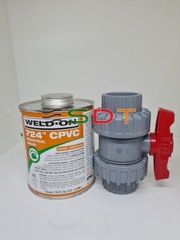 Keo dán nhựa CPVC 724 Weld-On Mỹ