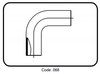 Cút long spigot PVDF - code 068