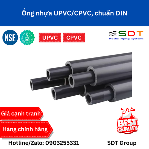 Ống và phụ kiện UPVC/CPVC chuẩn DIN - SANKING