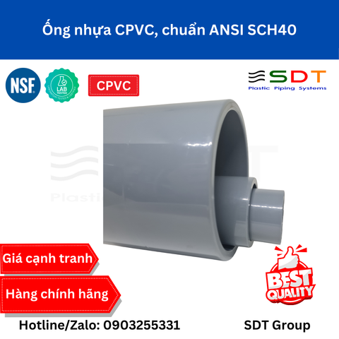 Ống Nhựa CPVC SCH40 - SHIEYU (DFP)