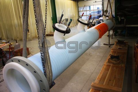 Ống nhựa bọc FRP (PVDF, ECTFE, FEP, PFA)