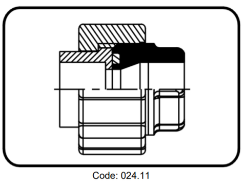 Racco nhựa PP - hàn đối đầu 11.024