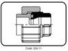 Racco nhựa PP - hàn đối đầu 11.024