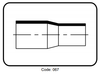 Côn thu long spigot nhựa ECTFE - code 40.067