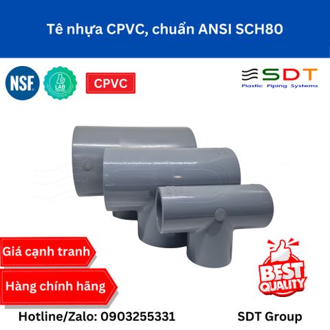 Tê nhựa CPVC SCH80 - Sanking