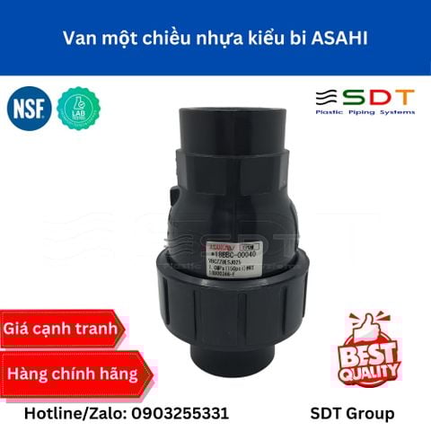 Van một chiều nhựa kiểu bi ASAHI