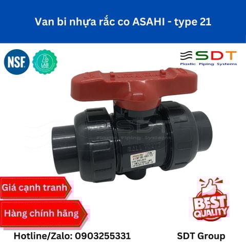 Van bi nhựa rắc co ASAHI - type 21