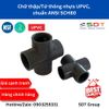 Chữ thập nhựa CPVC SCH80 - SHIEYU (DFP)