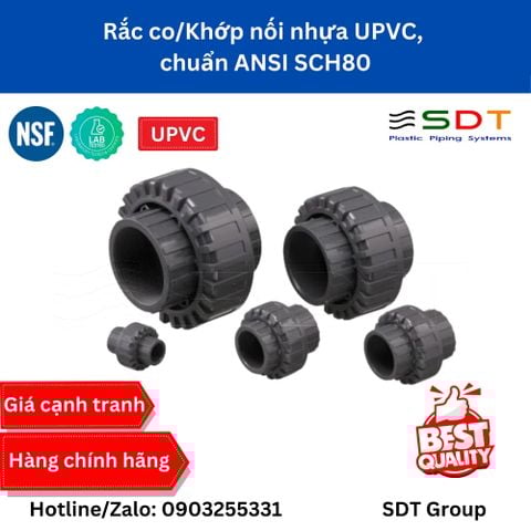Rắc co nhựa UPVC SCH80 - SHIEYU (DFP)