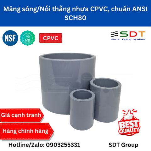 Măng sông nhựa CPVC SCH80 - Sanking