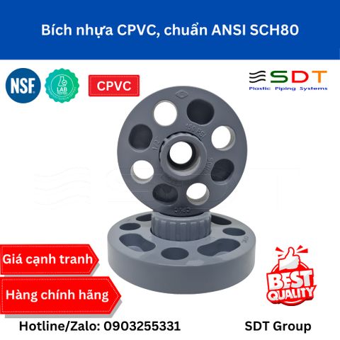 Bích rời nhựa CPVC SCH80 - Sanking