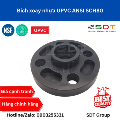 Bích rời nhựa UPVC SCH80 - Sanking