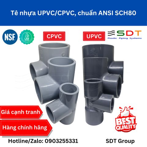 Tê giảm nhựa CPVC SCH80 - Sanking
