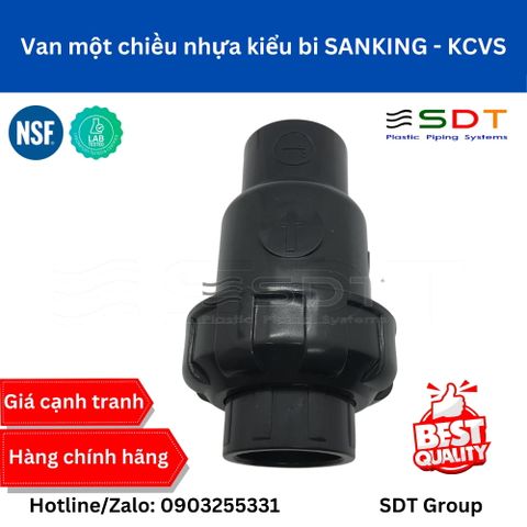 Van một chiều nhựa rắc co đơn SANKING - KCVS